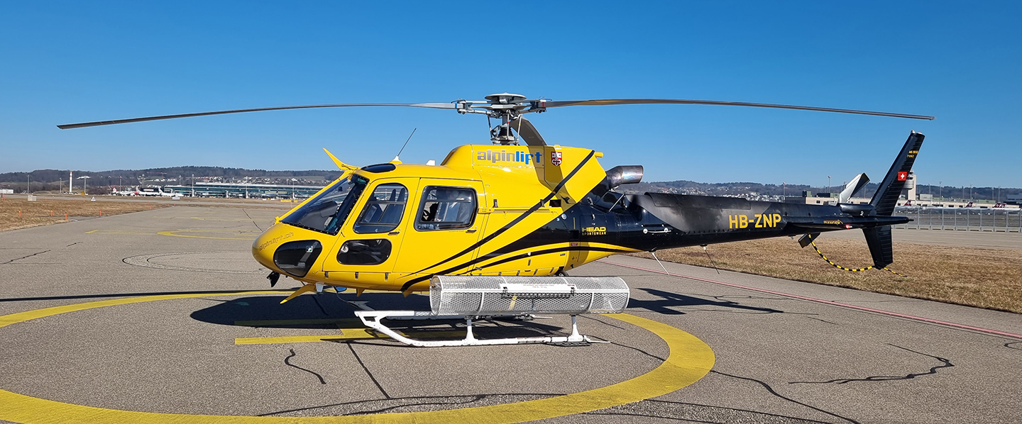 Cab flights Helicopter cab Alpinlift Helikopter AG